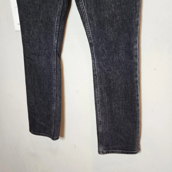 NWT A&F Curve Love Ultra HR 90s Slim Straight Black Jean Criss Cross Waist 26 - Picture 12 of 14